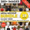 Professional Gildan Sweater Mockup Bundle & Lifestyle Mockup Photography Services