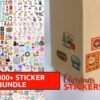 I will create 300+ Chirstmas Stickers Bundle  and Printable Sticker