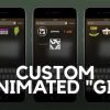 I will create animated GIF stickers for instagram stories, facebook and giphy