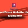 I will build, clone elementor wordpress website design using elementor pro