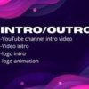 I will create clean corporate video intro and outro with social media url